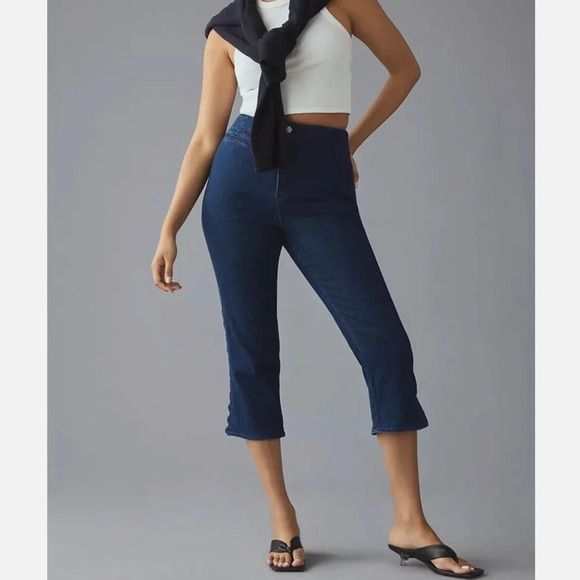 Maeve by Anthropologie High-Rise Pedal Pusher Jeans Size 28 EUC - Picture 1 of 9